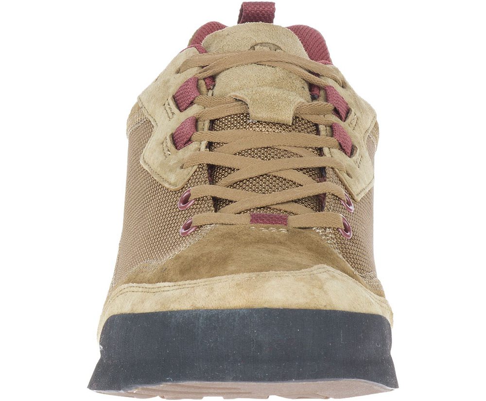 Merrell Sneakers Brown - Burnt Rock Travel Suede - Mens 43VFRMTAK